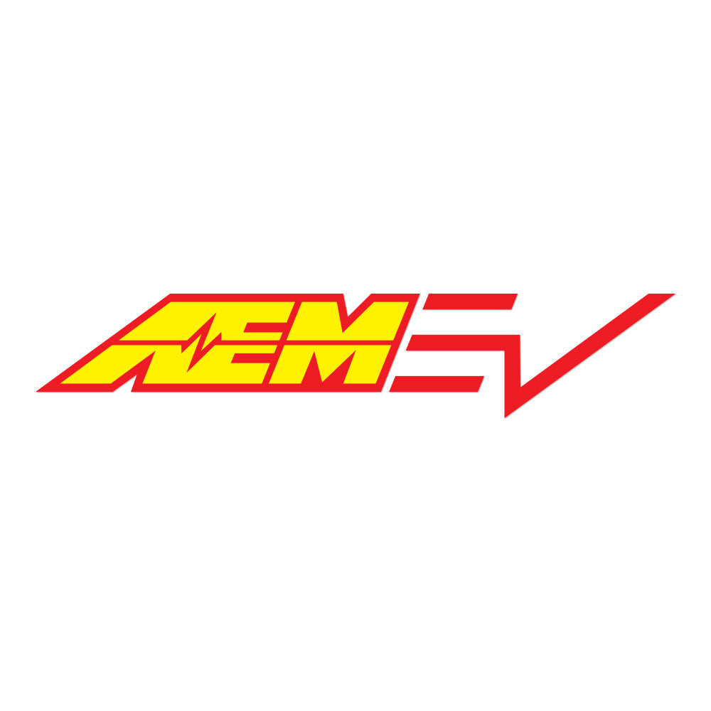AEM EV Sticker Decals (not printed) dual color