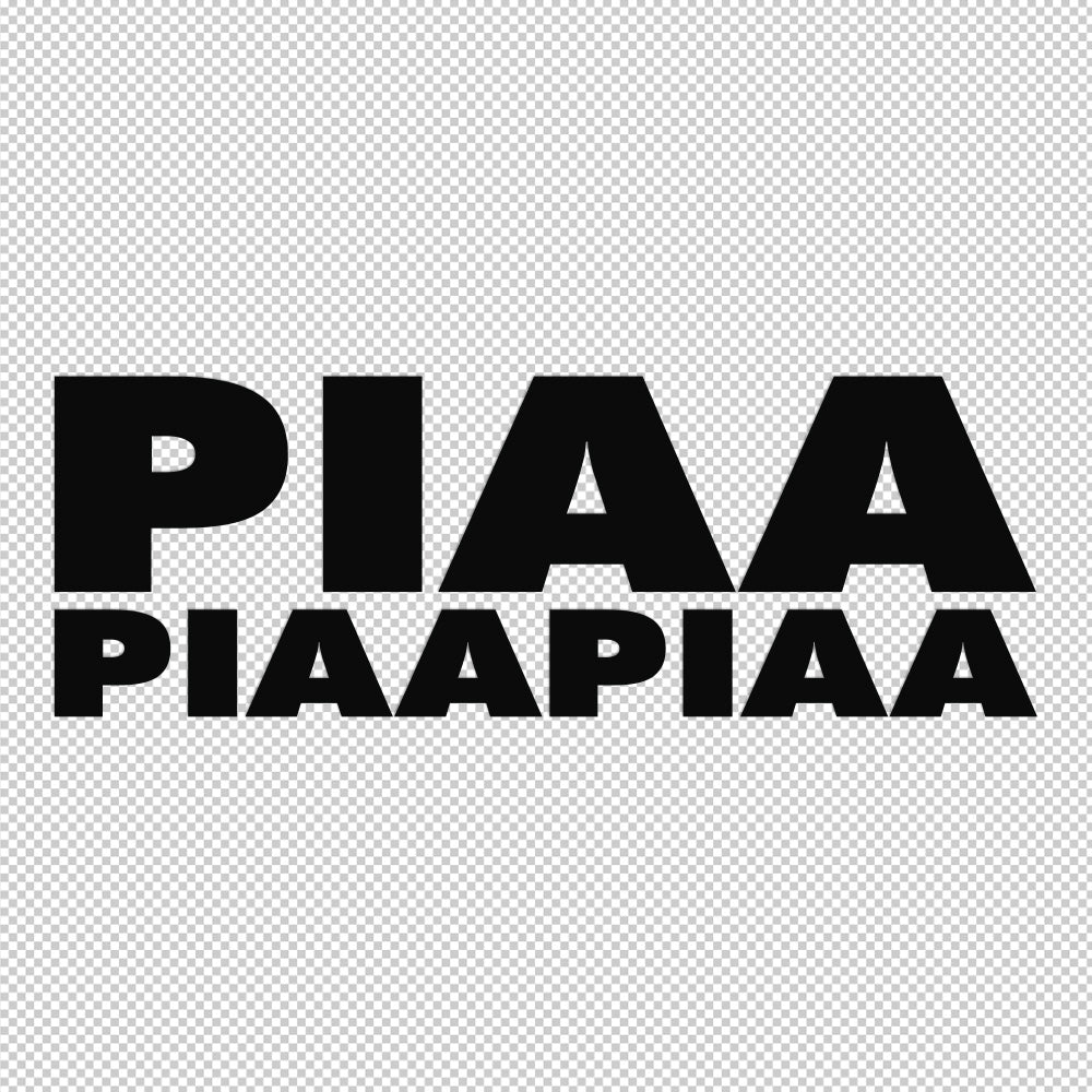 PIAA Decals (not printed) dual color