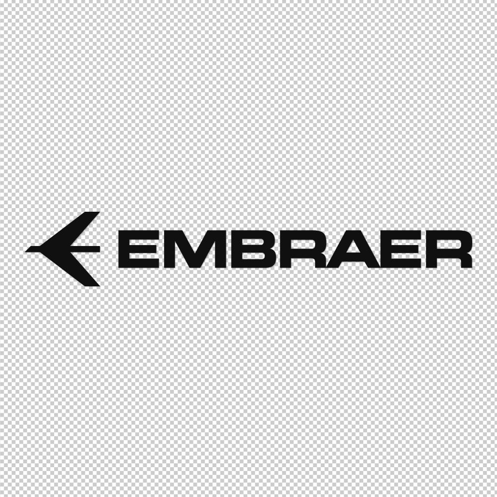 Embraer Sticker Decals (die cut not printed)