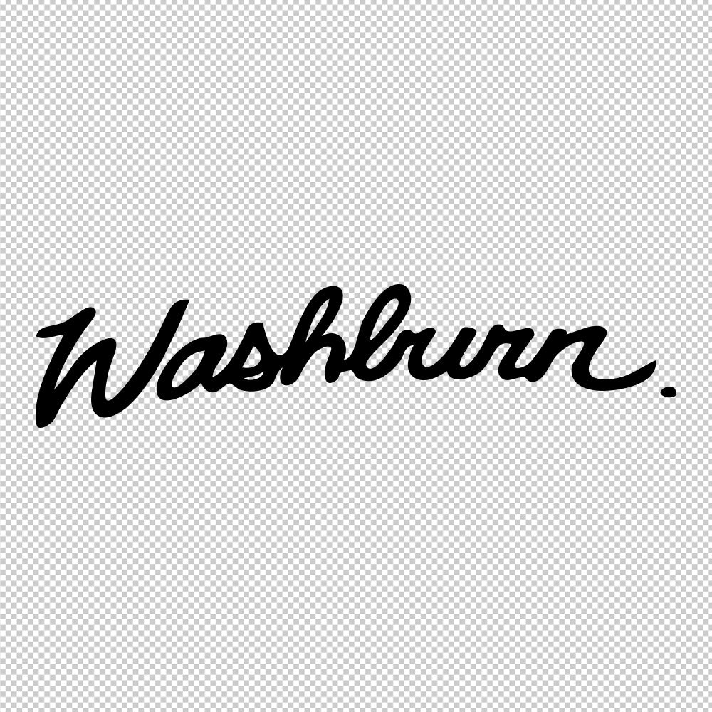 Washburn Guitar Sticker Decals (not printed)