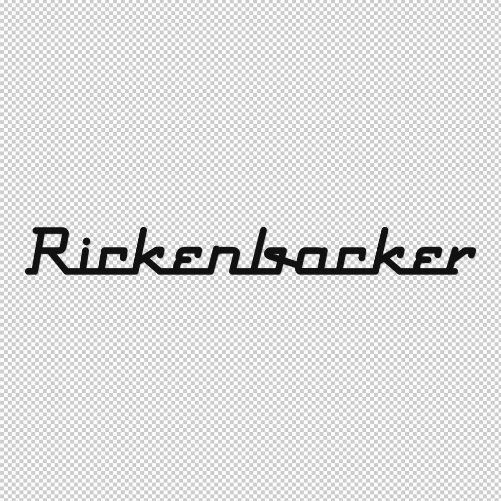 Rickenbacker Guitars Sticker Decals (not printed)