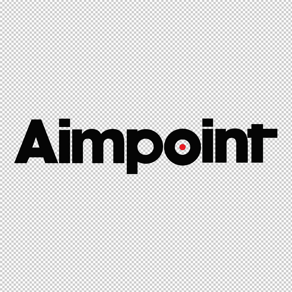 Aimpoint Optics Sticker Decal (not printed) dual color