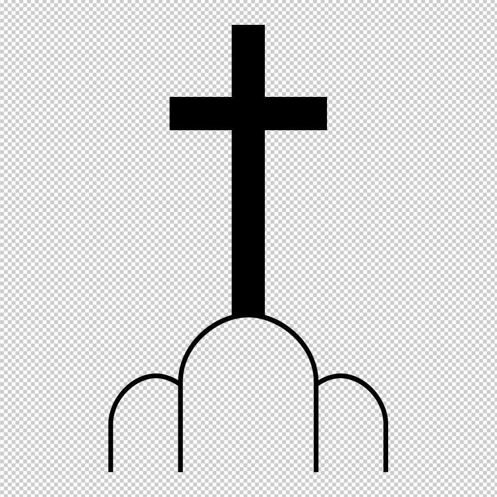 Cavalry Cross | Sticker Decals (not printed)