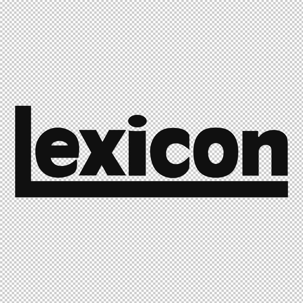Lexicon Sticker Decals (not printed)