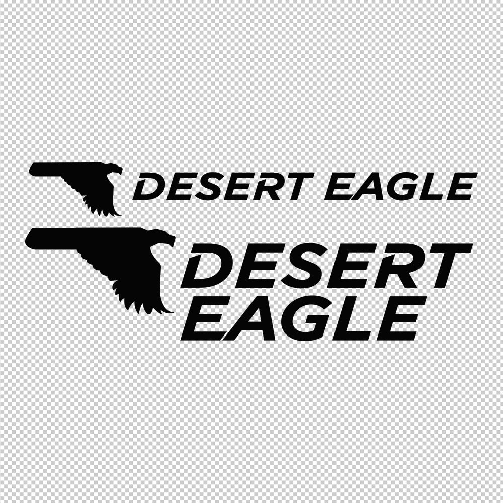 Desert Eagle Sticker Decals (die cut not printed)