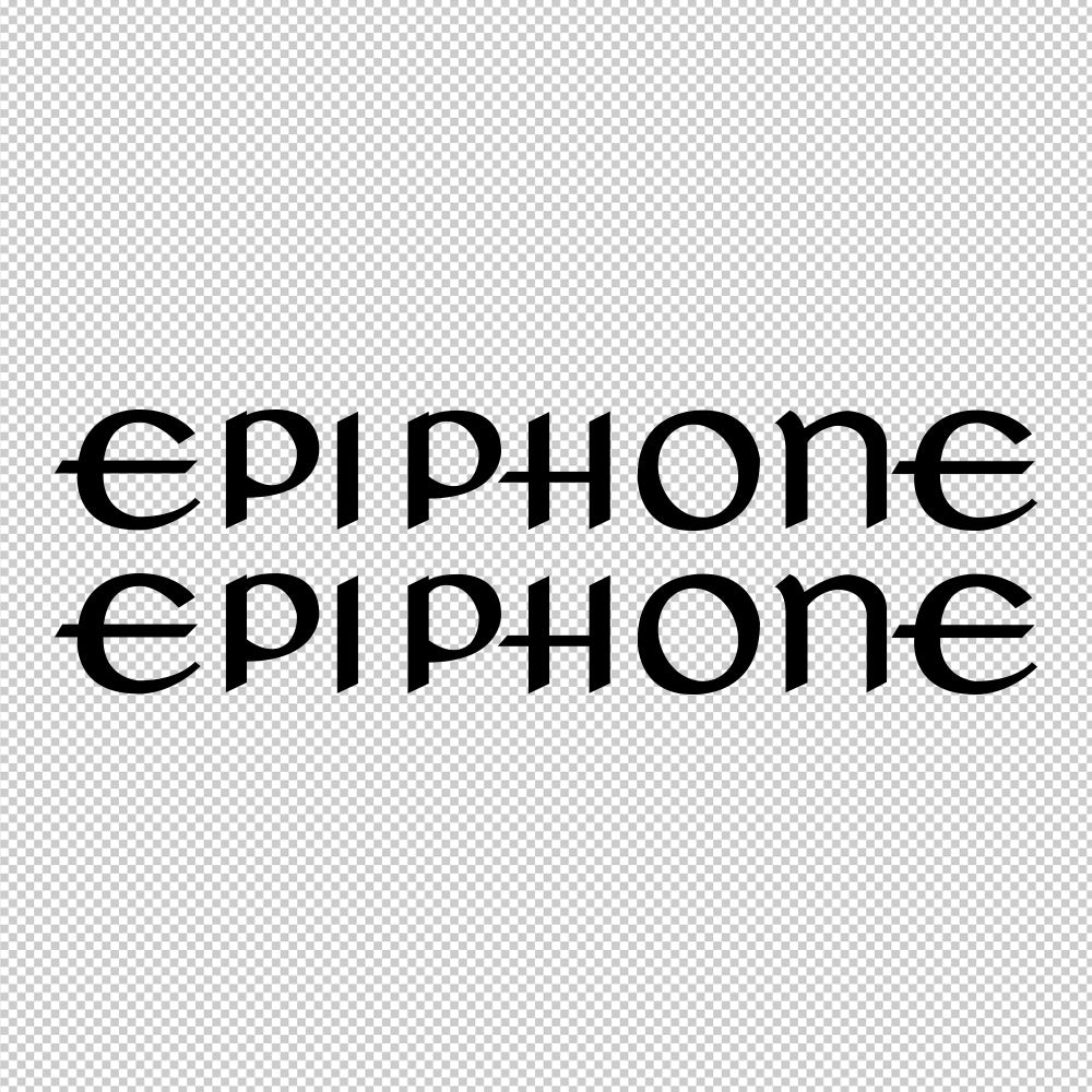 Epiphone Modern Sticker Decals (not printed)