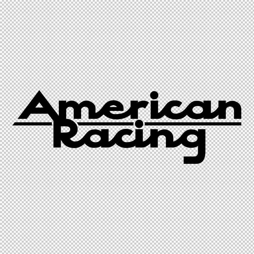 American Racing Sticker Decals (not printed) Wheels