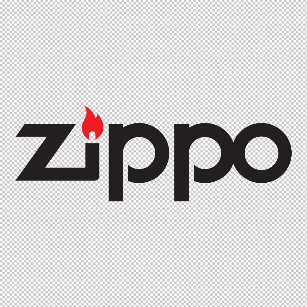 Zippo Large Sticker Decals (not printed) dual color