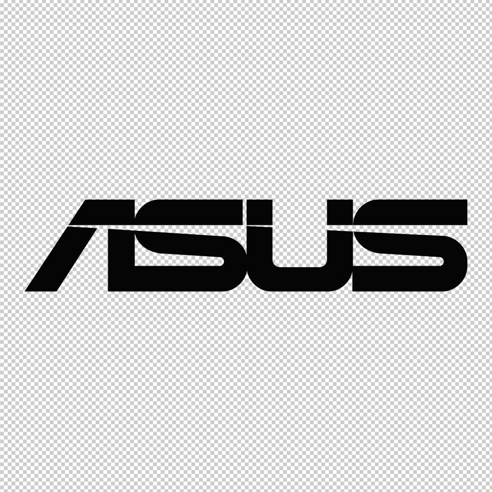 ASUS Sticker Decals (die cut not printed)