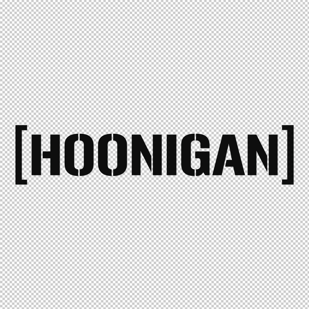 Hoonigan Sticker Decals (not printed)
