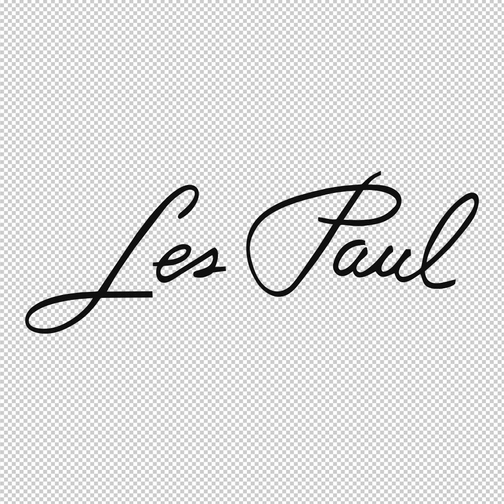 Les Paul Guitars Sticker Decals (not printed)