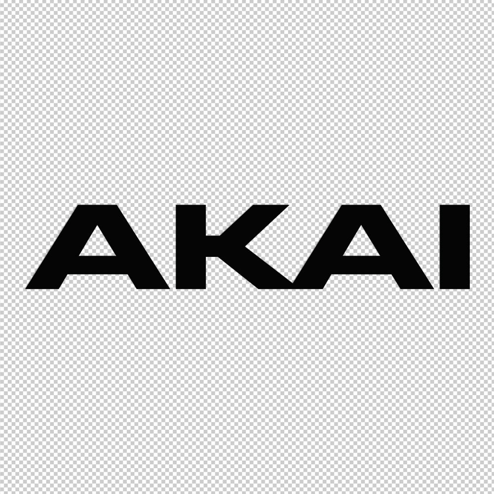 Akai Sticker Decals (die cut not printed)