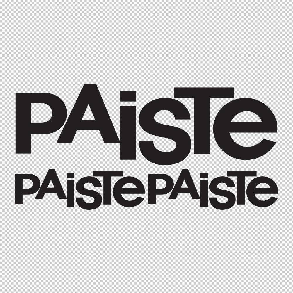 Paiste 3X Sticker Decals (not printed) dual color | Cymbals