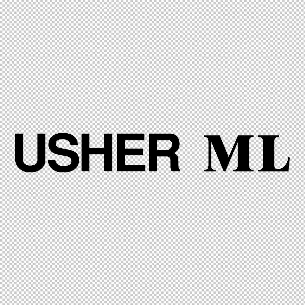 Usher ML Sticker Decals (not printed)