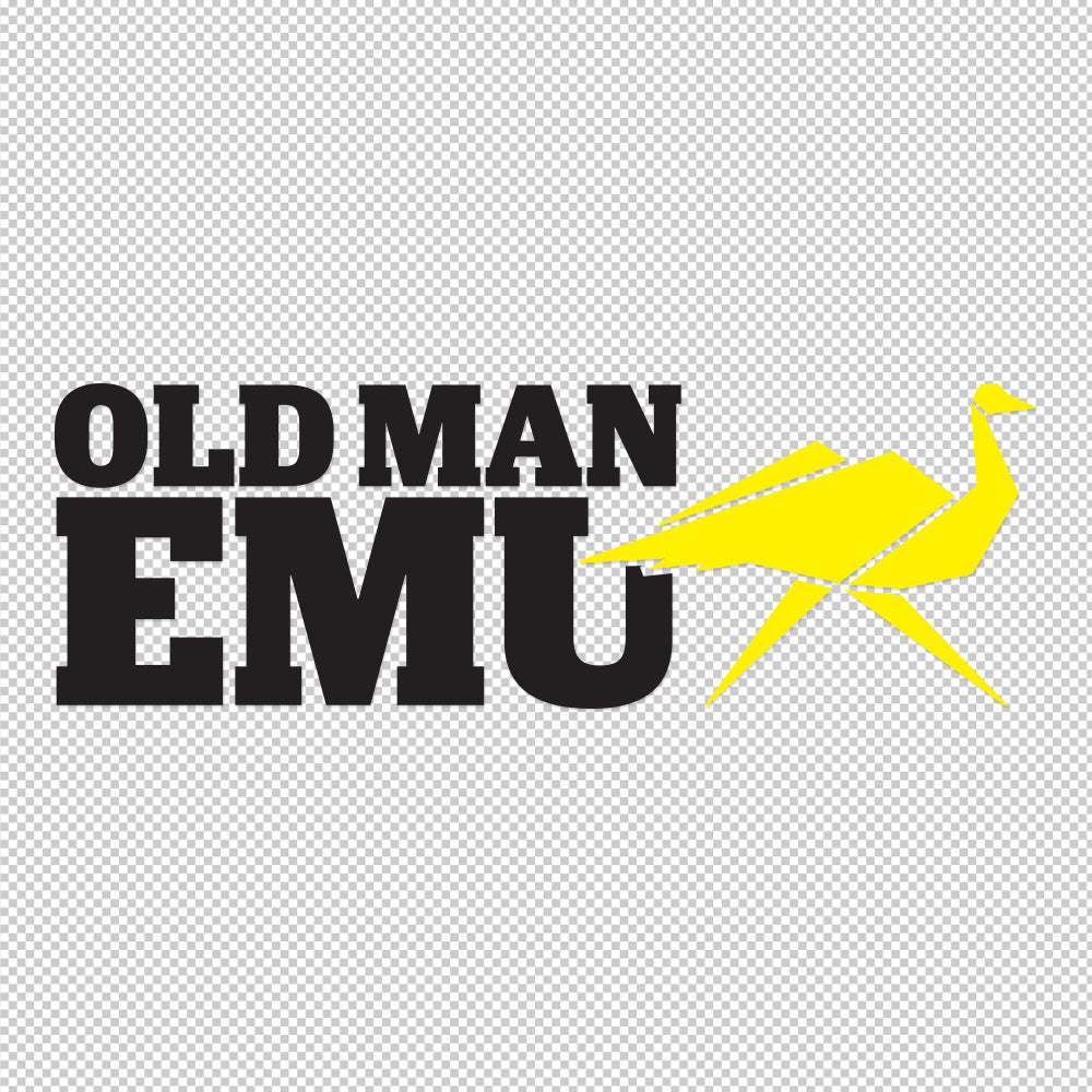 Oldman EMU ARB Sticker Decal (not printed) dual color