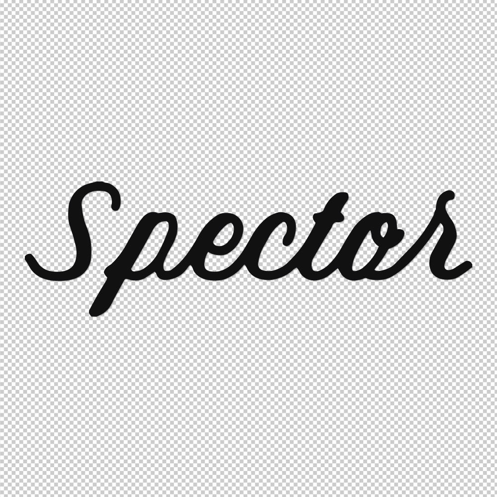 Spector Bass Guitars Sticker Decals (not printed)