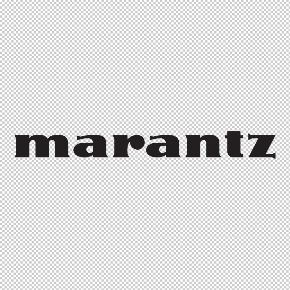 Marantz Sticker Decals (die cut not printed)