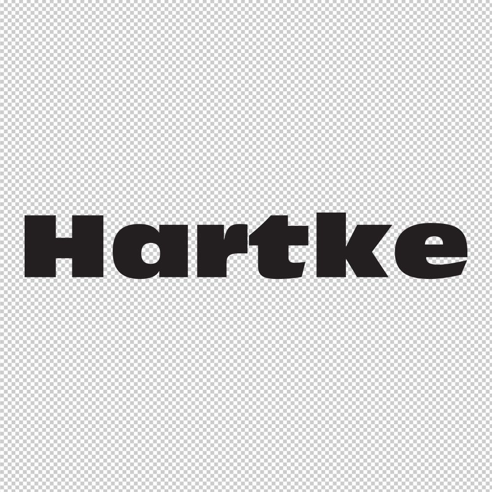 Hartke Sticker Decals (not printed)
