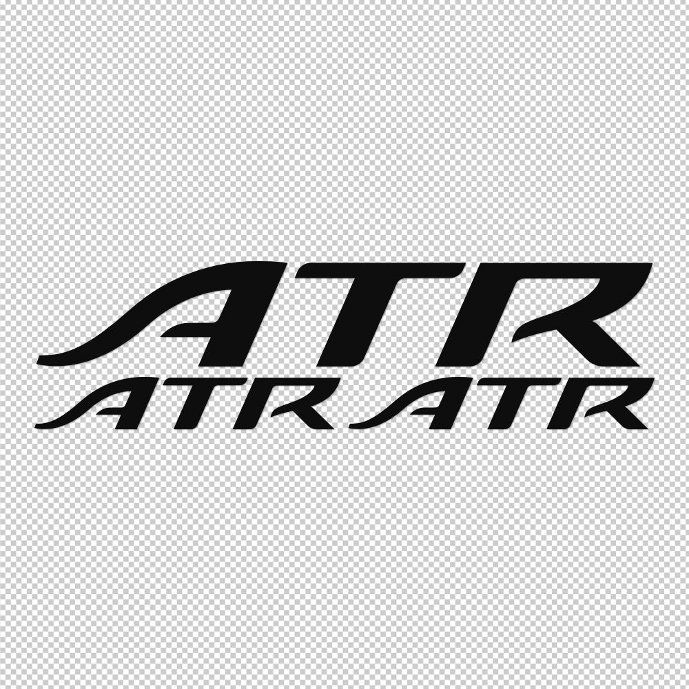 ATR Plane 3X Sticker Decals (not printed)
