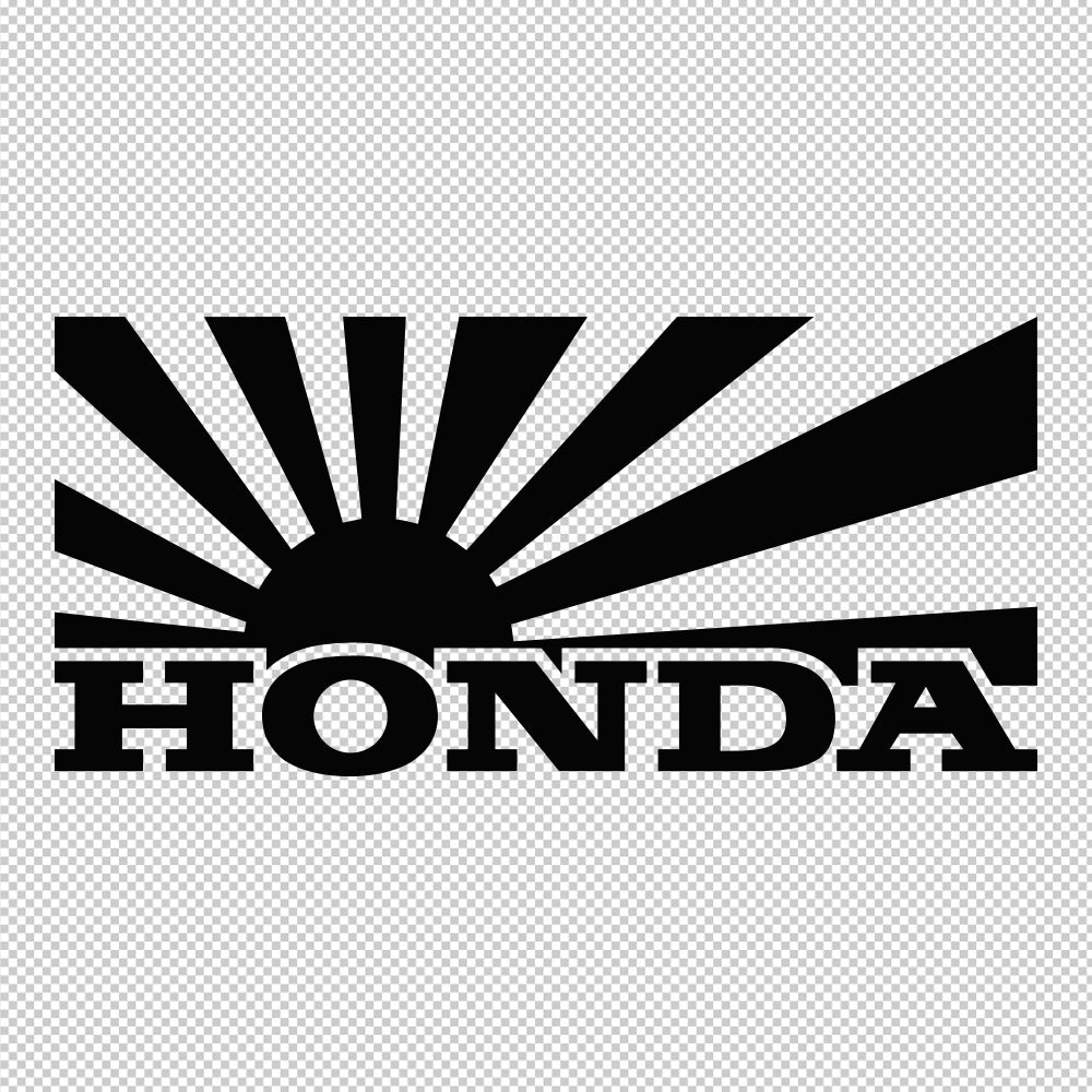 Honda Japan Rising Sun Sticker Decals (die cut not printed)