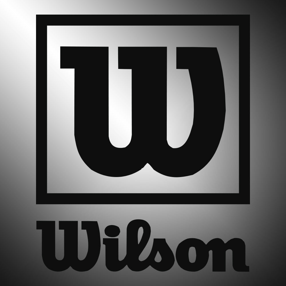 Wilson Sticker Decals (die cut not printed) Tennis