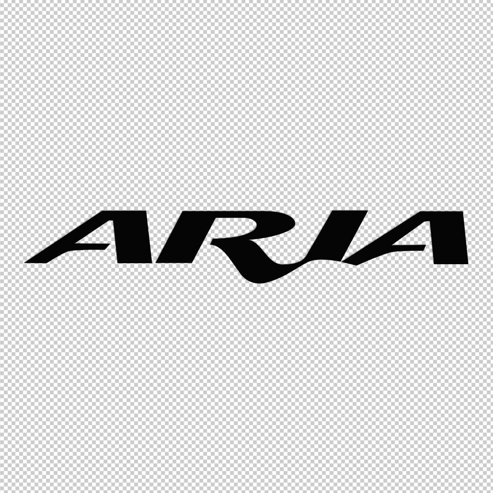 Aria Sticker Decals (die cut not printed)
