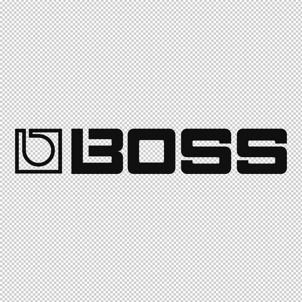 Boss Sticker Decals (not printed) Pedal