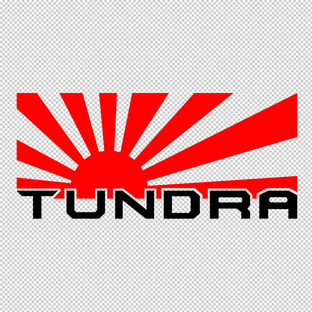 Toyota Japan Tundra Sticker Decals (not printed)