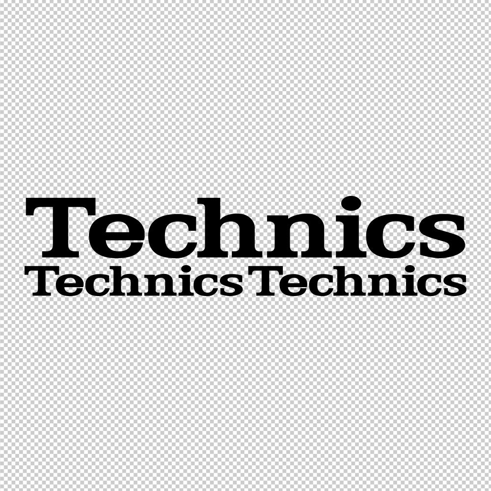 Technics 3X Sticker Decals (not printed)