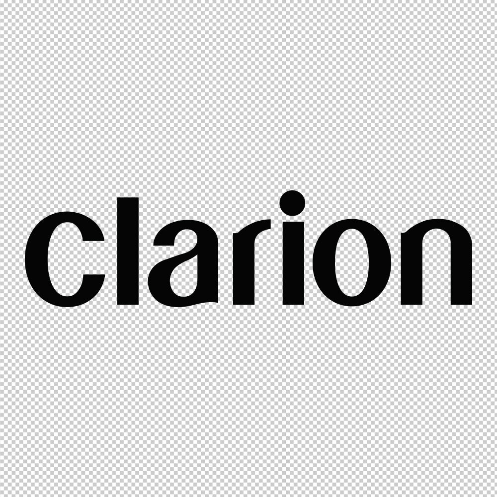 Clarion Sticker Decals (not printed)
