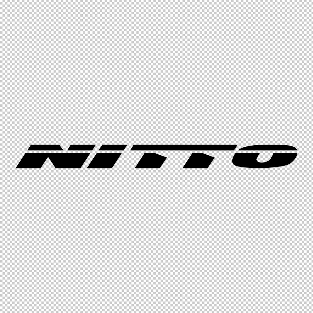 NITTO Sticker Decals (not printed) Wheels