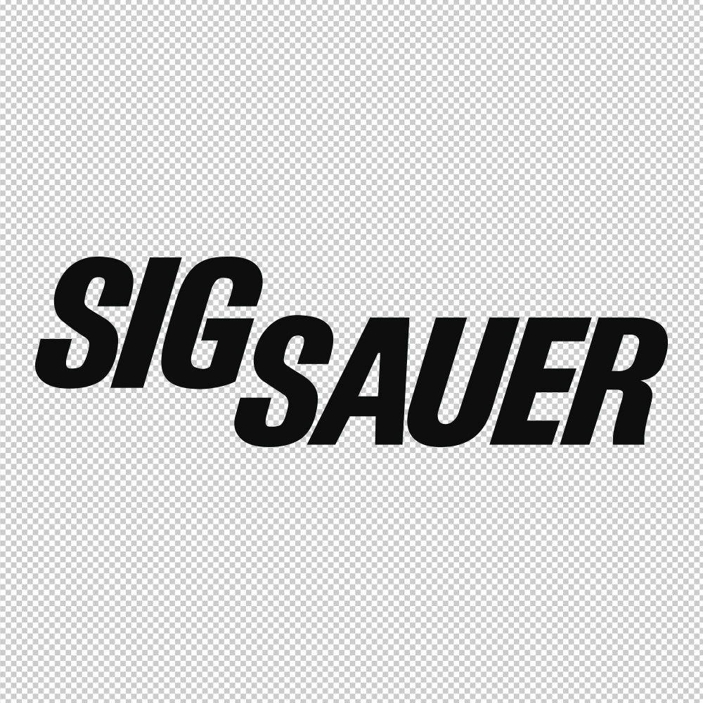 Sig Sauer Sticker Decals (not printed)