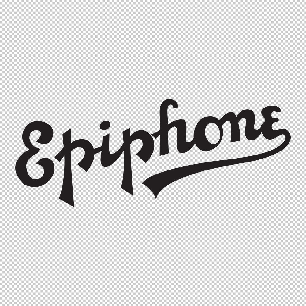 Epiphone Masterbuilt Sticker Decals (not printed)