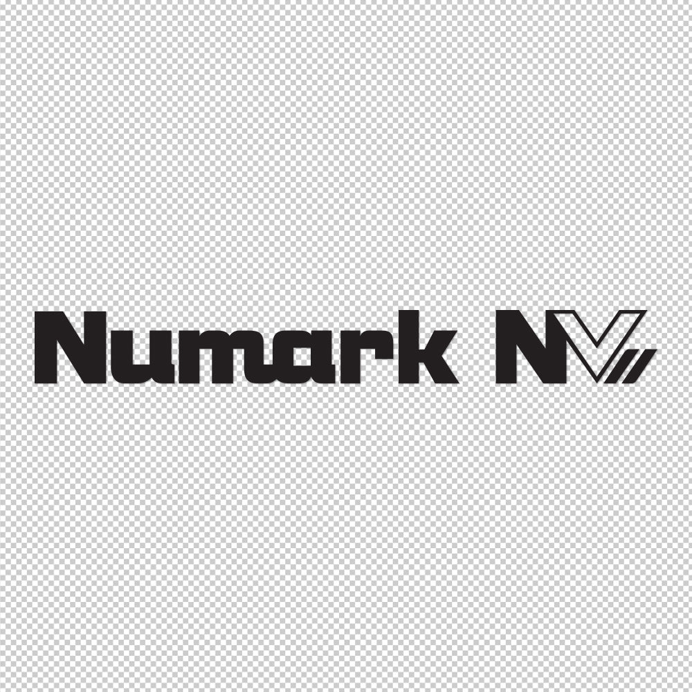 Numark NV DJ Sticker Decals (die cut not printed)