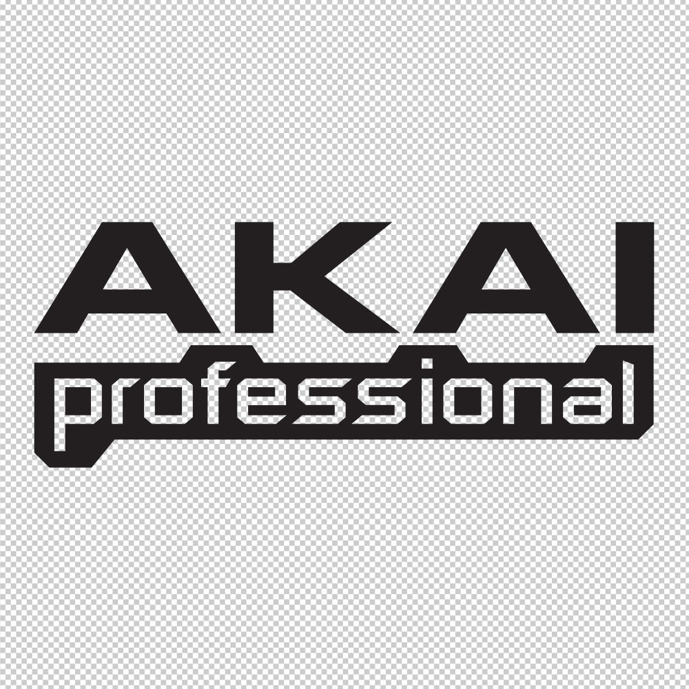 Akai Professional Sticker Decals (die cut not printed)