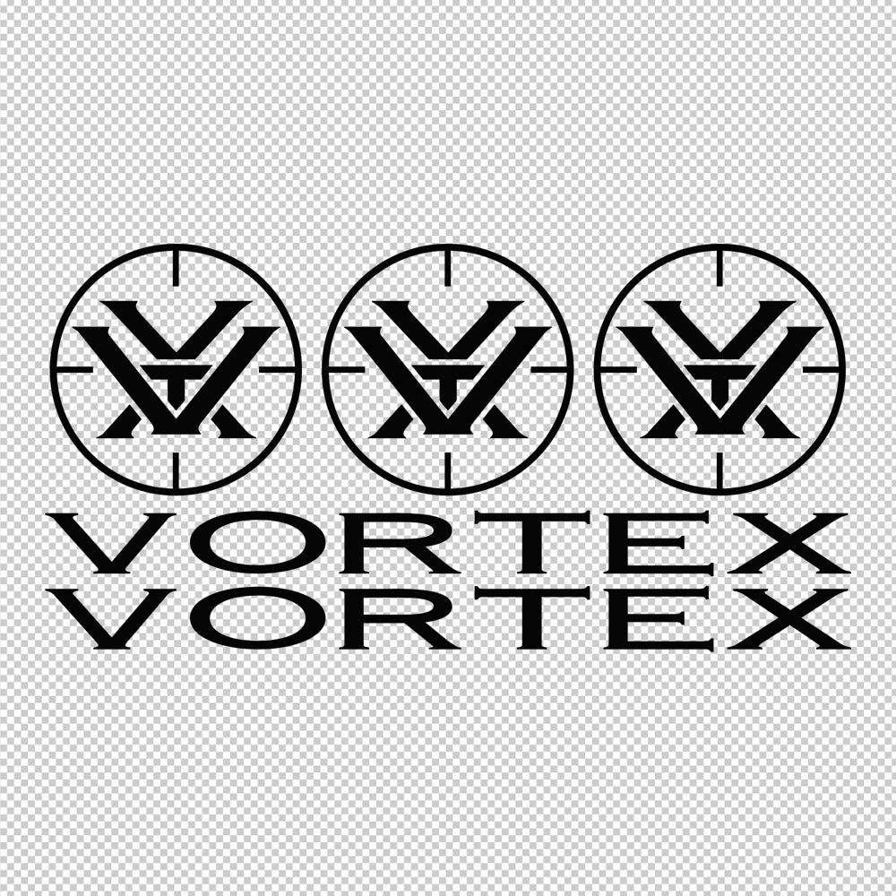 Vortex Sticker Decals Set (die cut not printed)
