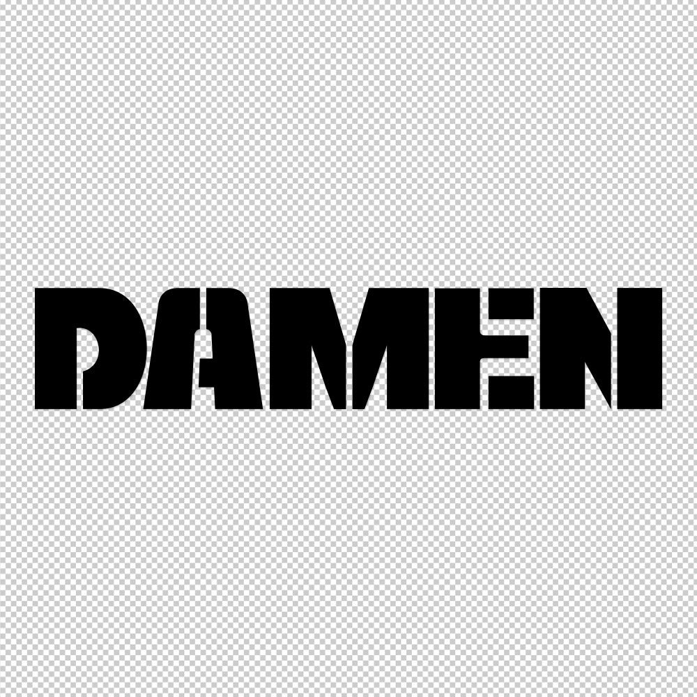 Damen | Sticker Decals (not printed)