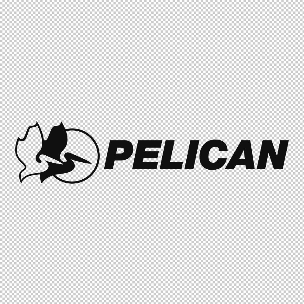 Pelican 2X Sticker Decals (not printed)