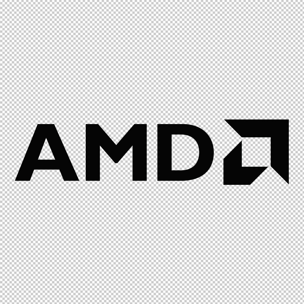 AMD Sticker Decals (die cut not printed)