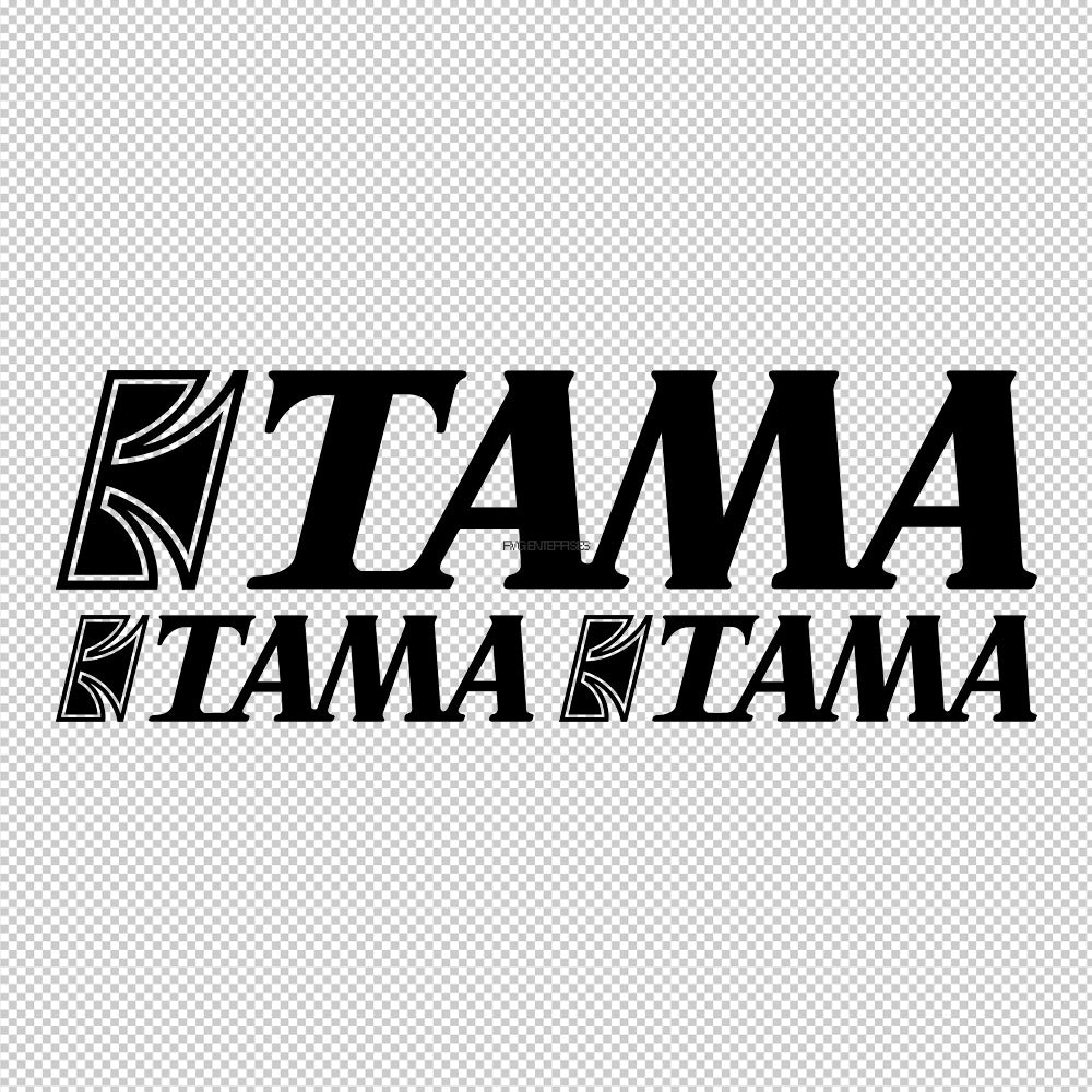 Tama Drums 3X Sticker Decals (not printed)