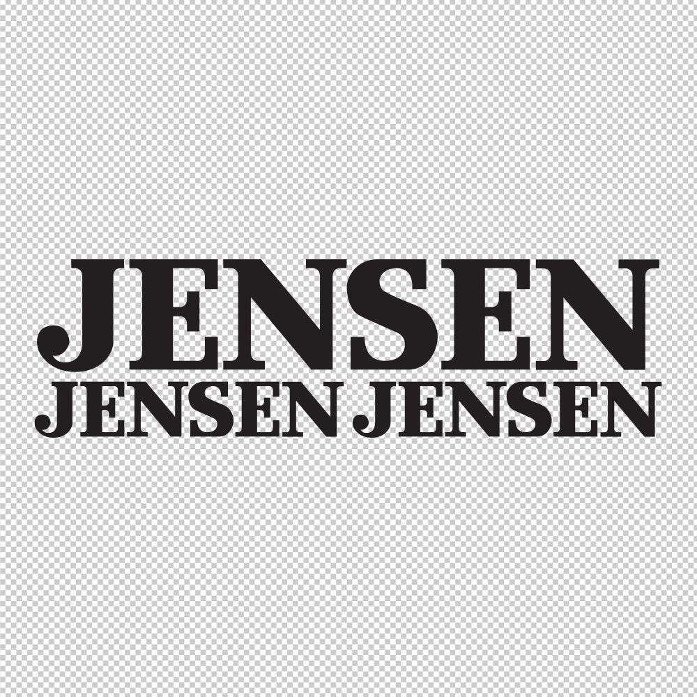 Jensen Sticker Decals (not printed)