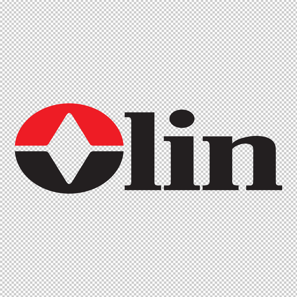 Olin Sticker Decals (die cut not printed) dual colors ammo