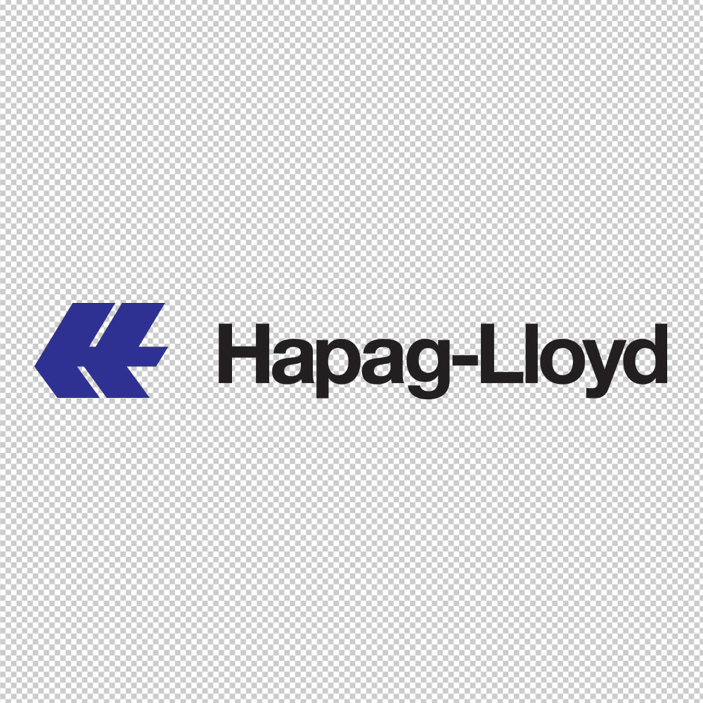 Hapag Lloyd Sticker Decal (not printed) dual color