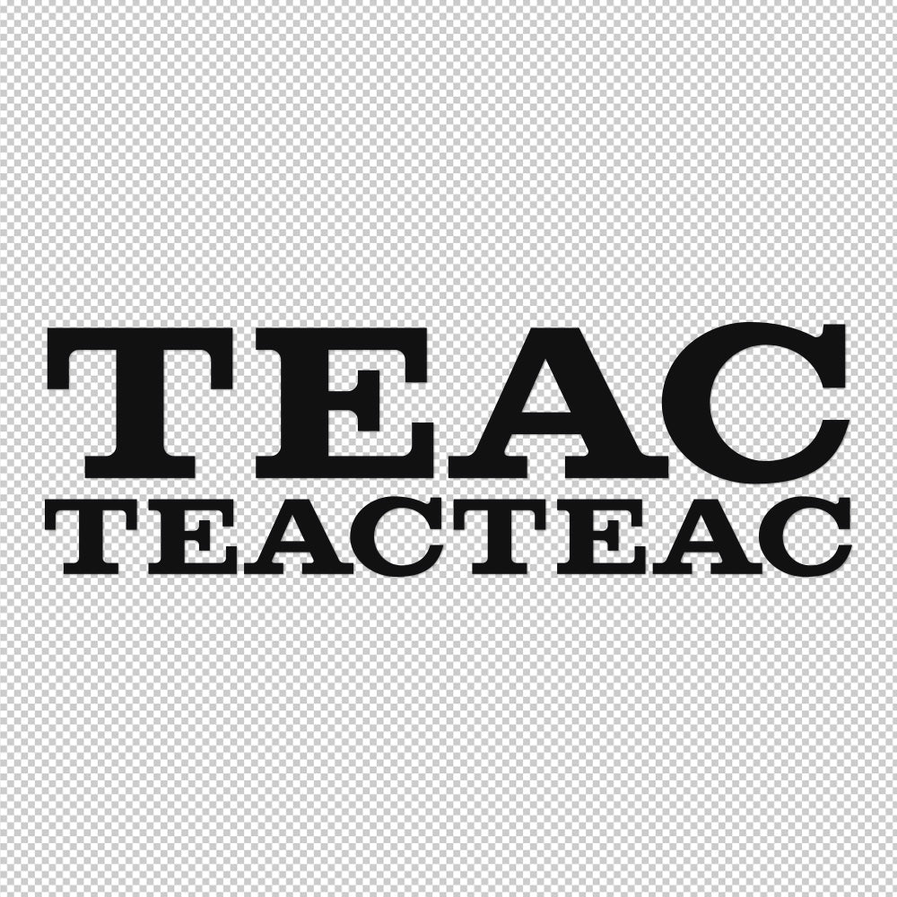 TEAC 3X Sticker Decals (not printed)