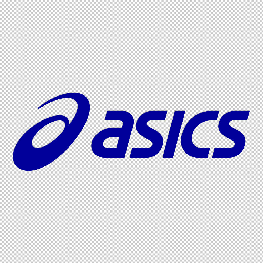 Asics Sticker Decals (die cut not printed)