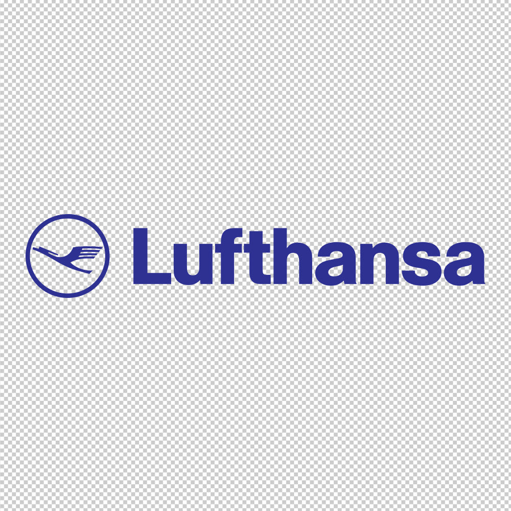 Lufthansa Airlines Sticker Decals (die cut not printed)