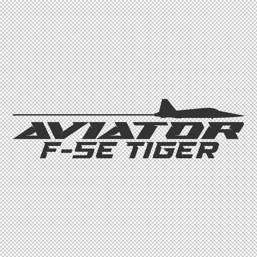 F-5E Tiger Aviator Sticker Decals (die cut not printed)