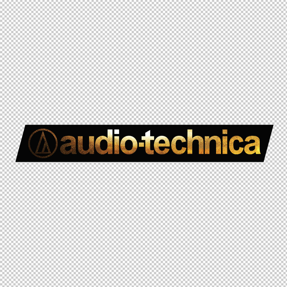 Audio Technica Sticker Decals (not printed) dual color