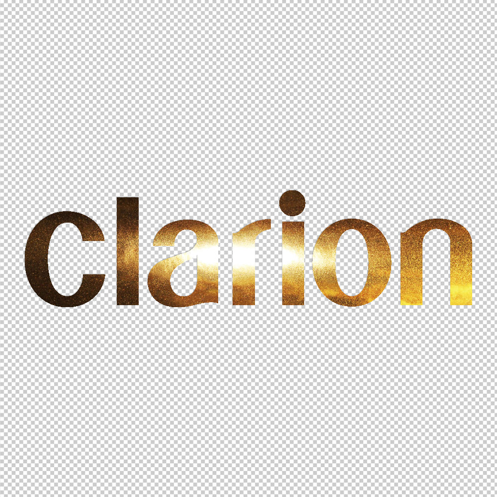 Clarion Sticker Decals (not printed)