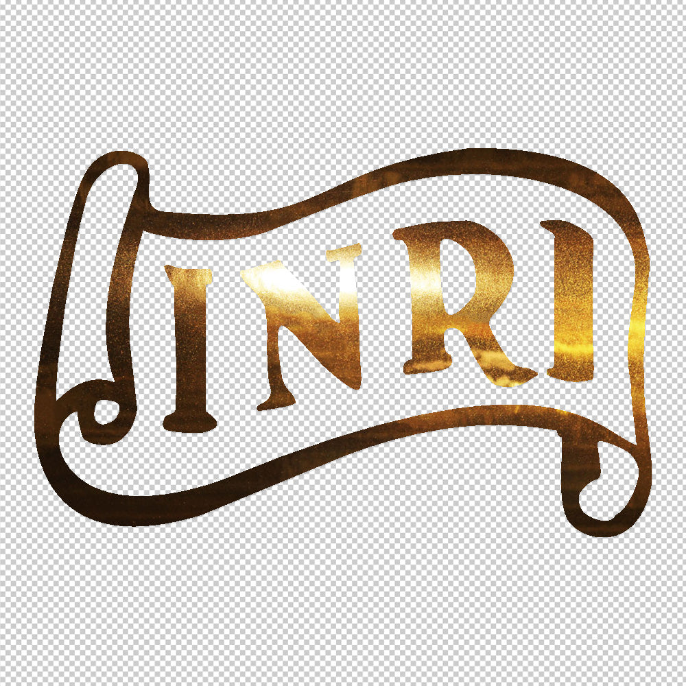 INRI Jesus the Nazarene, King of the Jews | Sticker Decals (not printed)